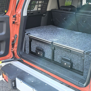 Système de tiroirs de rangement VRD4X4, modules jumeaux, kit intérieur arrière pour FJ Cruiser, métal robuste, style moderne - Product Image 1