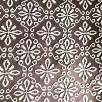 Polyester simple double couleur jacquard non tissé tapis perforé à l'aiguille