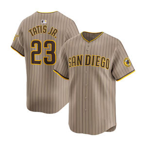Maillot de baseball San <span class=keywords><strong>Diego</strong></span> 2025 pour hommes, personnalisé, grandes tailles, avec logos brodés, uniformes cousus - Product Image 4