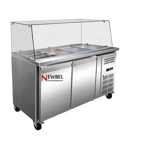 Tavolo Refrigerato Newbel CB3100GT per Preparazione <span class=keywords><strong>Pizza</strong></span> e Insalate/Banco Frigorifero per <span class=keywords><strong>Pizza</strong></span> - Product Image 2