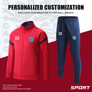 <span class=keywords><strong>Tuta</strong></span> da calcio manica lunga personalizzata da uomo con cerniera <span class=keywords><strong>tuta</strong></span> da allenamento da calcio set di sublimazione sportiva <span class=keywords><strong>tuta</strong></span> da Jogging - Product Image 3