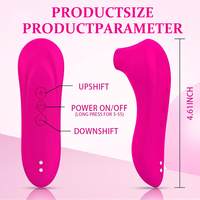 USB Magnetisch Aufladbarer Saugvibrator für Klitorale & Brustwarzen-Stimulation IPX7 Wasserdicht