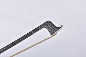 Bâton rond en Fiber de carbone tressé en soie d'argent bien équilibré, archet de violon 4/4 crin de cheval de <span class=keywords><strong>mongolie</strong></span> de haute qualité - Product Image 6
