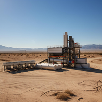 Planta de Producción de Asfalto Bituminoso Modificado con Caucho en Polvo SBS LBK2000 de NFLG, Capacidad de 160T/H