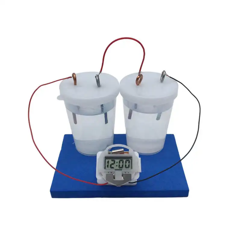 Kit Lab Kimia untuk Siswa Percobaan Jam Tangan Listrik Air Garam Bagaimana Membuat Grosir Mainan Ilmiah