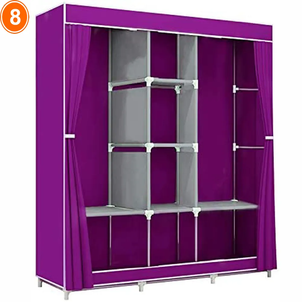 High quality storage folding wardrobe cloth bedroom wardrobe DIY fabric foldable wardrobe