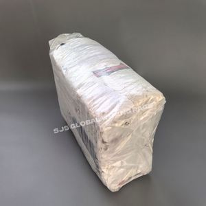 Trapos de Algodón Blancos Resistentes al Desgarro, Impresos, Ecológicos y Reciclados, para Limpieza de Maquinaria - Product Image 1