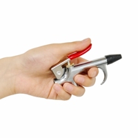 Ensemble de pistolet de soufflage de buse d'air Premium 5 pièces Connexion à 2 voies pour le gonflage et le dépoussiérage Kit de nettoyage pneumatique industriel