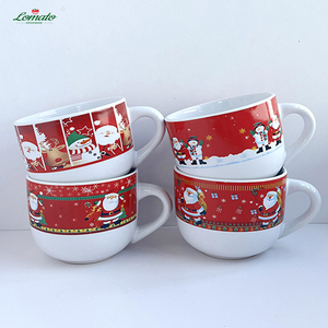 Taza de Café de Porcelana con Estampado Navideño, Logotipo Personalizado, Libre de BPA, Ecológica, Resistente al Calor, Diseño Moderno, Marca LOMATO, Taza Económica - Product Image 2