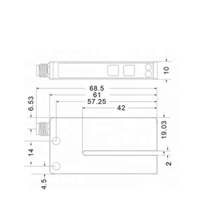 KIM07-0204NP Label Detection Sensor, 0.02ms Response, Infrared <b>LED</b>, NPN/PNP Output, 940nm, High Precision, Reliable Performance - Product Image 4