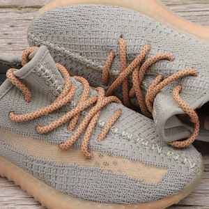 Lacets réfléchissants personnalisés de 5 mm, ronds, 3M, effet ciel étoilé, pour <span class=keywords><strong>Yeezy</strong></span> <span class=keywords><strong>350</strong></span> 500, bottes Martin, remplacement de lacets de baskets, en gros - Product Image 3