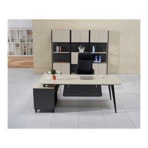 Mesa de oficina ejecutiva con forma de L, mesa de ordenador de oficina moderna, gerente ejecutivo, lo último de 2021 - Product Image 1