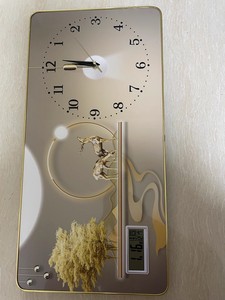 हल्के लक्जरी आधुनिक सरल स्थायी कैलेंडर इलेक्ट्रॉनिक दीवार घड़ी रेस्तरां भोजन कक्ष सजावट के लिए म्यूट डिजाइन के साथ - Product Image 6