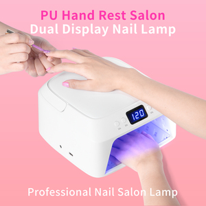 Lampe à ongles professionnelle SNRQI, lampes de durcissement UV, écran tactile intelligent double, lampe LED intelligente, <span class=keywords><strong>4</strong></span> minuteries, capteur infrarouge pour utilisation en salon - Product Image 2
