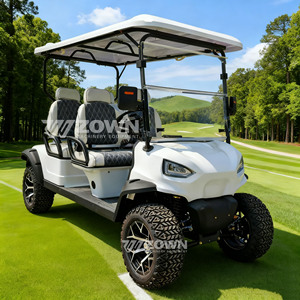 Carrito de Golf Eléctrico Multifuncional de 4 Plazas, Batería de Litio de 72V, con Portavasos y Caja de Almacenamiento, para Amantes del Golf - Product Image 1