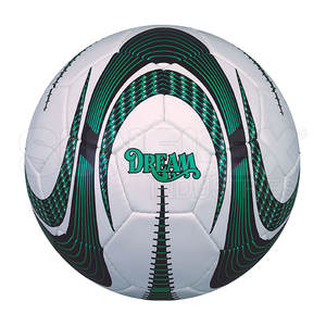 Balón de fútbol de tamaño oficial de calidad superior Material de cuero y PVC PU duradero Bueno para entrenamiento con logotipo de impresión personalizado - Product Image 4