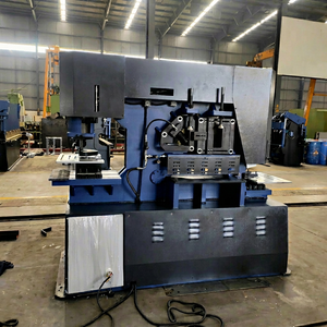 เครื่องตัดเหล็กอุตสาหกรรมระบบไฮดรอลิก CNC แรงกด 500kN พร้อมฟังก์ชั่นหลากหลายสำหรับเจาะ ตัด งอ และทำร่อง ใช้ไฟ 380V สำหรับเหล็ก - Product Image 4
