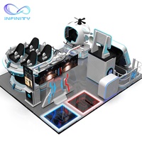 Zona de Juegos Interior 4D 5D 9D, Diseño de Parque Temático de Realidad Virtual, Juegos de Arcade, Espacio de Realidad Virtual de 10-500M2, Parque VR Box para Entretenimiento