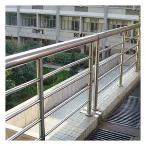 Высокое качество 316 наружная лестница Балконная Палуба из нержавеющей стали лестница трубчатая труба поручень перила