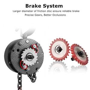 Haute qualité 1 tonne levier manuel palan à chaîne 10m 1.5kW moteur 10 m/min vitesse de levage Construction utiliser nouvel état 220V acier - Product Image 6