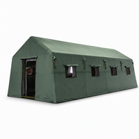 Tente de secours gonflable vert olive, abri de secours utilitaire, déploiement rapide, imperméable 3000 mm