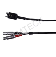 Câble ultrasonique fabriqué par TMTeck, compatible avec le style LEMOs 00 Plug et le câble Lemos 01 SEKG2