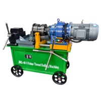 Carbon Steel Rod Threading Machine 4.0KW 3-380V Easy to Operate for 14-40mm Diameter