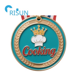 Médaille de cuisine personnalisée en fonte, chapeau de chef pâtissier, prix, médaillon, trophée de cuisine, médailles de récompense - Product Image 6