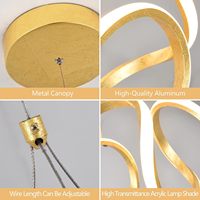 Nouveauté nordique Led lampes suspendues pour salon chambre chevet Bar décoration murale éclairage géométrie lampes suspendues luminaire de cuisine