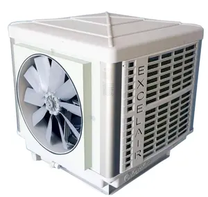 plastic manufactory Space Pressurization is desired to prevent dust entry evaporative air cooler 12000m3/h