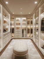 Armoire intégrée autoportante moderne de grande capacité pour chambre et dressing, avec étagère à chaussures, îlot à bijoux, multifonctionnelle, pour hôtel