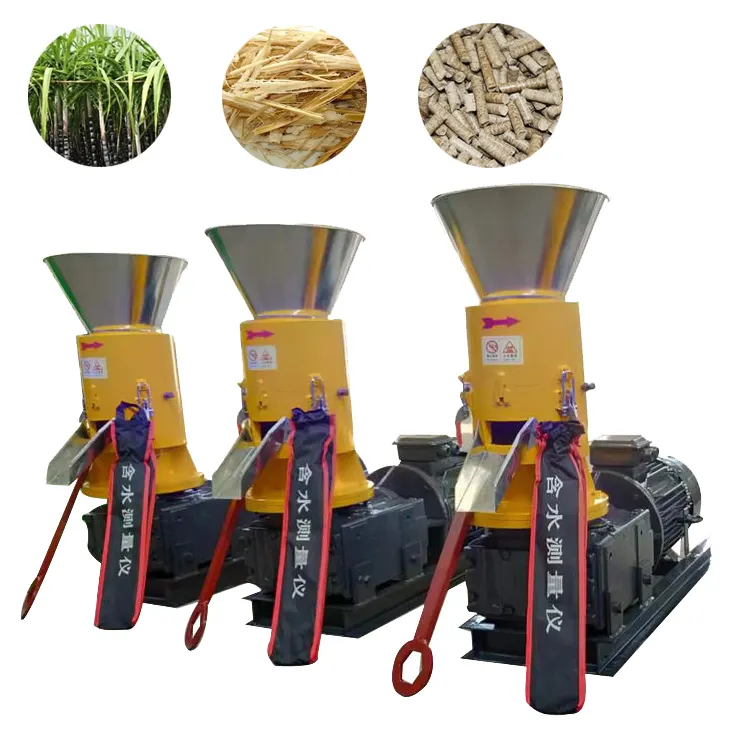 Biobrandstof Kartonnen Rijstschil Stro Hout Pellet Molen Machine Alfalfa Stro Suikerriet Bagasse Biomassa Pellet Maken Machine Prijs