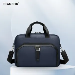 Tigernu T-L5210 anti winkle escritório homens peso leve mala de negócios escritório bolsa se encaixa para 14 polegadas laptop