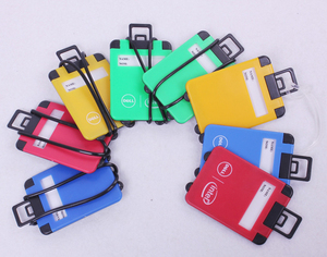 Custom <strong>Suitcase</strong> Shape Plastic Luggage <strong>Tag</strong> With Printing logo - Product Image 6