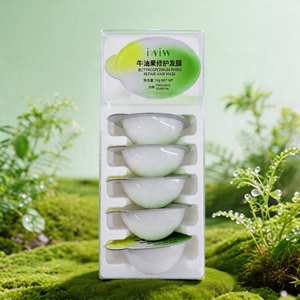 Crème réparatrice pour cheveux à l'avocat, extraits naturels de plantes, nourrit et fortifie en profondeur, emballage en capsule - Product Image 4