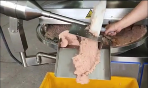 Commercial 304 Stainless Steel Automatic <b>Meat</b> <b>Bowl</b> <b>Cutter</b> & Chopping Machine 4.1kW 3-5 T/h Capacity - Product Image 5