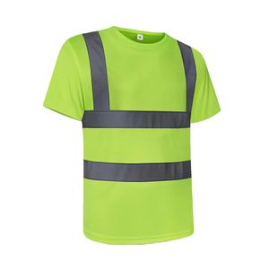 T-shirts de sécurité réfléchissants <span class=keywords><strong>haute</strong></span> <span class=keywords><strong>visibilité</strong></span> personnalisés et gilets de sécurité réfléchissants multifonctionnels, OEM avec tailles plus grandes disponibles - Product Image 6