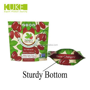 Bolsa de pie resellable personalizada papel de aluminio con cierre de cremallera Mylar Candy Snacks almacenamiento bolsa de plástico para paquetes de alimentos - Product Image 5