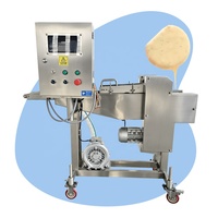 Machine industrielle automatique de panure pour la viande, les crevettes, les filets de poisson, les nuggets de poulet et les anneaux d'oignon
