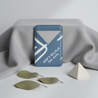 Porte-cartes magnétique, portefeuille fin, blocage RFID, étui pour cartes bancaires en cuir PU personnalisé avec aimant puissant pour iPhone Android