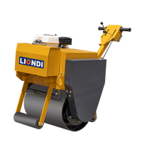 En stock Mini Compacteur vibrant à tambour unique de 0,8 tonne avec moteur diesel hydraulique Prix usine