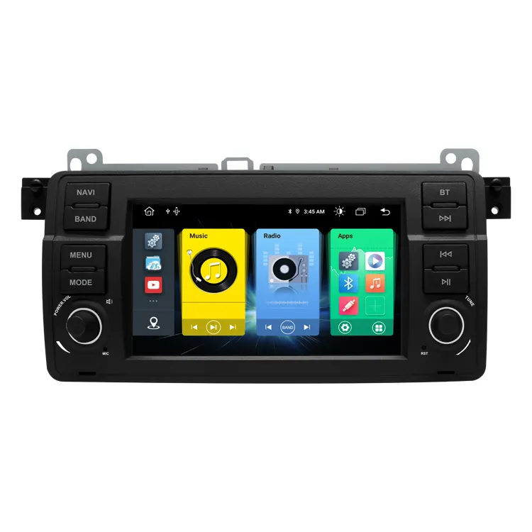 Radio con GPS para coche, reproductor Multimedia con pantalla HD de 7 pulgadas, 1024x600, para BMW E46, M3, Rover 75, MG, ZT