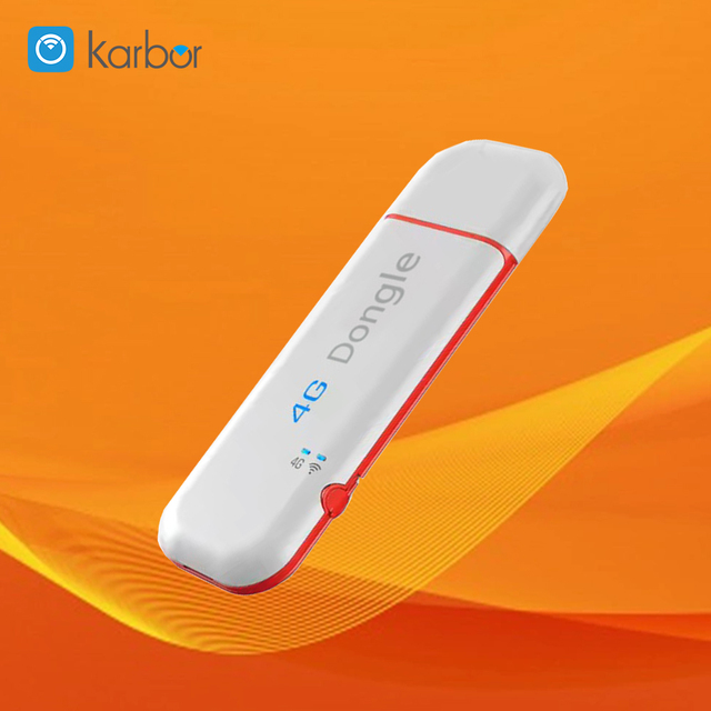 Karbor New USB Dongle 4G LTE Cat4 2.4G WiFi Modem with SIM Card Slot VoIP VPN QoS for Wireless Chipset