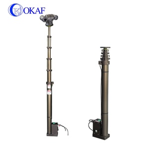 High Quality Aluminum Vehicle Mounted Mast Mobile Telescoping Antenna Telescopic Pole With Tripod OK-DD03-20SJ Telescoping Anten - Product Image 1