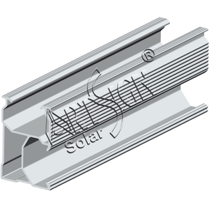 Rail <span class=keywords><strong>solaire</strong></span> en aluminium pour montage sur toit, système de rail de toit simple avec serre-rails, vente directe usine Europe Rail Art Sign - Product Image 3