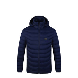 Chaqueta de Invierno con Calefacción USB 5V, Personalizada con Impresión en Lona, Cortavientos, con Capucha, Eléctrica, para Hombre - Product Image 6