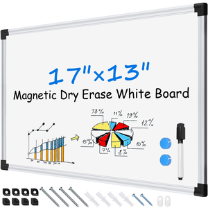 Tableau effaçable à sec décoratif avec <span class=keywords><strong>cadre</strong></span> coloré pour chambre d'enfant, dessin, cours universitaires - Product Image 2