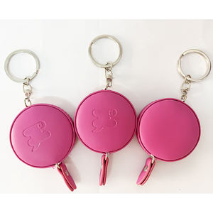 شعار مخصص ، تصميم شخصي ، رخيص من جلد البولي يوريثلين قابل للطي ، سلسلة مفاتيح صغيرة - Product Image 1