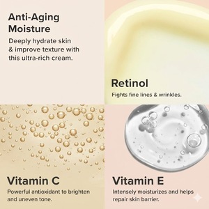 Set Coreano per la Cura della Pelle con Retinolo, <span class=keywords><strong>Siero</strong></span> Viso Illuminante alla Vitamina C, Crema Anti-<span class=keywords><strong>Rughe</strong></span> e Anti-Linee Sottili, Tonico Minimizzatore dei Pori - Product Image 5