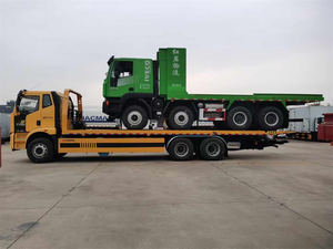 Heavy Duty FAW 6x4 12 Ton 15 Ton <b>Flatbed</b> Car Tow <b>Truck</b> Wreckers for Sale - Product Image 5